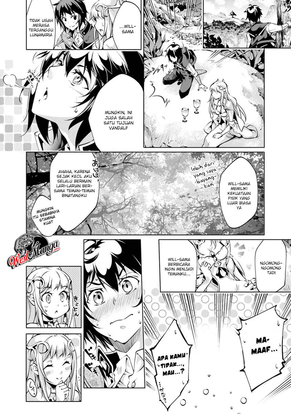 Kamigami ni Sodaterare Shimo no, Saikyou to Naru chapter 4